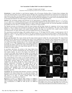 Fast Concomitant Gradient Field Correction for Spiral Scans