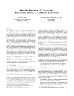 Does the Discipline of Preprocessor Annotations Matter?