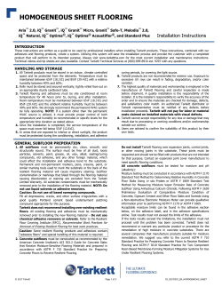 homogeneous sheet flooring