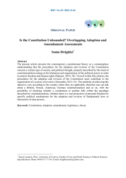 Is the Constitution Unbounded? Overlapping Adoption and