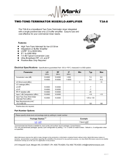 T3A-8 Mixer/Amplifier