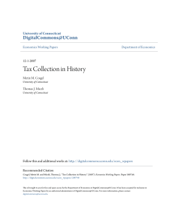 Tax Collection in History - DigitalCommons@UConn
