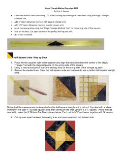 Magic Triangle Method Copyright 2010