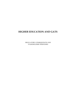 Higher education and GATS