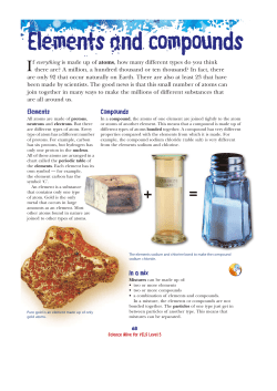 Elements and Compounds