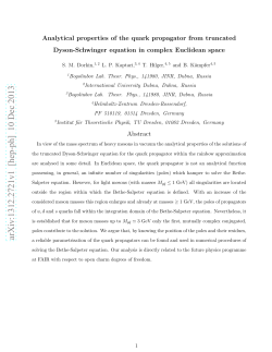 Analytical properties of the quark propagator from truncated Dyson