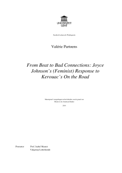 From Beat to Bad Connections: Joyce Johnson`s (Feminist