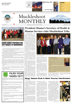 April issue 2008 - Muckleshoot Indian Tribe