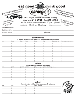 fax - Carnegie`s