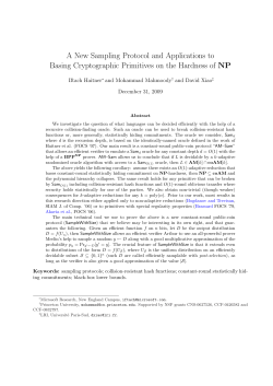A New Sampling Protocol and Applications to Basing