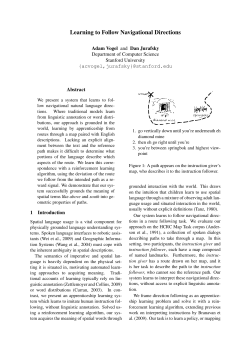 Learning to Follow Navigational Directions