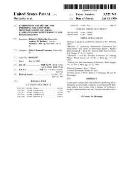 Composition and method for inhibiting the growth of microorganisms
