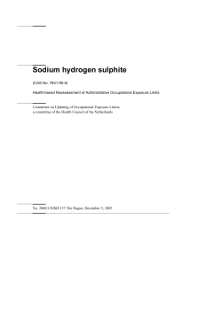 Sodium hydrogen sulphite