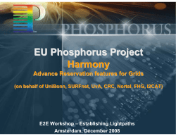 EU Phosphorus Project Harmony