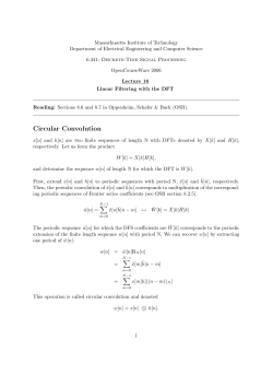 Circular Convolution