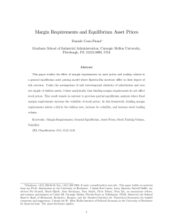 Margin Requirements and Equilibrium Asset Prices