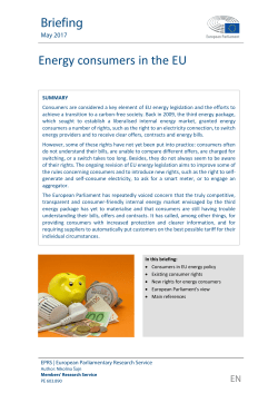 Energy consumers in the EU - European Parliament