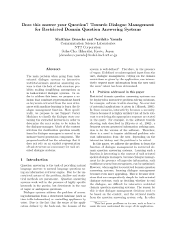 Does this answer your Question? Towards Dialogue