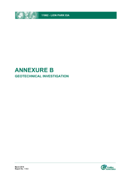 Appendix B - Golder Associates