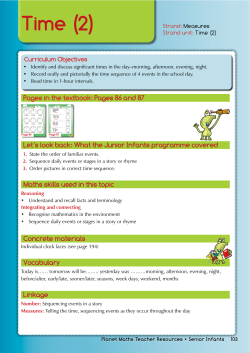 Time (2) - Planet Maths