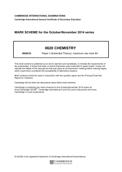 0620 CHEMISTRY