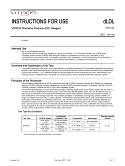 INSTRUCTIONS FOR USE dLDL