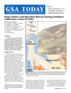 Science Article PDF - Geological Society of America