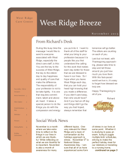 Nov15 - West Ridge Care Center