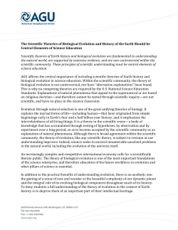 The Scientific Theories of Biological Evolution and History of the