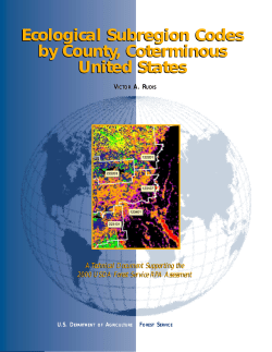 Ecological Subregion Codes by County, Coterminous United States