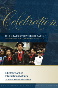 the program - Elliott School of International Affairs