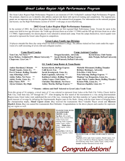 2002 High Performance Recap