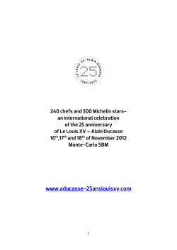 Dossier de Presse WE 25 ans UK