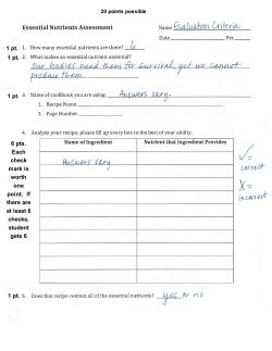 1 pt. 1 pt. 1 pt. 6 pts. Each check mark is worth one point. If there are