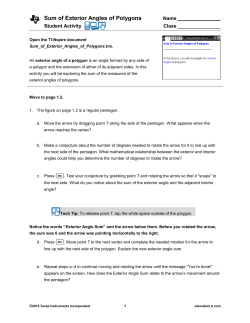 Student Activity PDF - TI Education