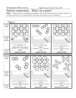 Chemistry POGIL Activity «Activity_»