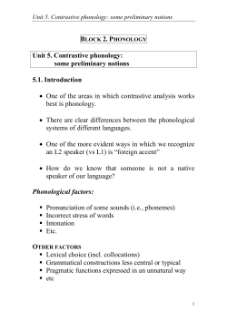 block 2. phonology