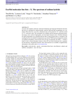 ExoMol molecular line lists &ndash; X. The spectrum of sodium hydride