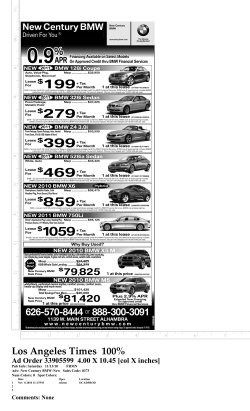 626-570-8444 or 888-300-3091 Los Angeles Times 100%