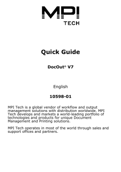 QuickGuide DocOut