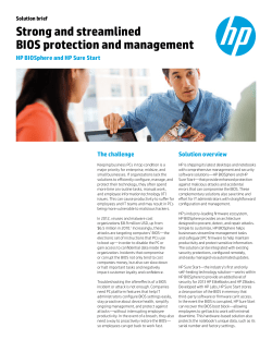 Strong and streamlined BIOS protection and