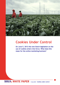 Cookies Under Control