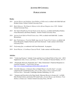 justine mcconnell publications