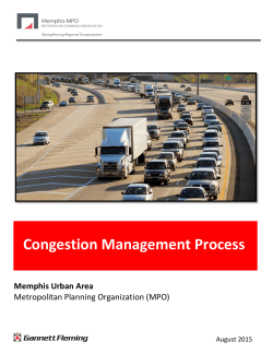 memphis urban area mpo Congestion Management Process