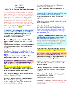 Joel 2:25-27 - Restoration