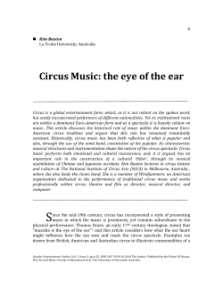 The structural function of circus music