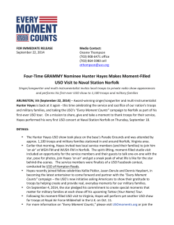 Four-‐Time GRAMMY Nominee Hunter Hayes Makes