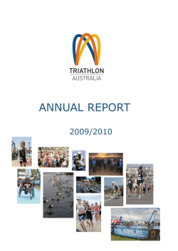annual report - Triathlon Australia