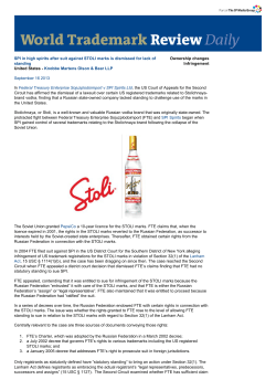 SPI in high spirits after suit against STOLI marks is