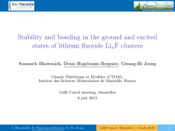 Stability and bonding in the ground and excited states of lithium